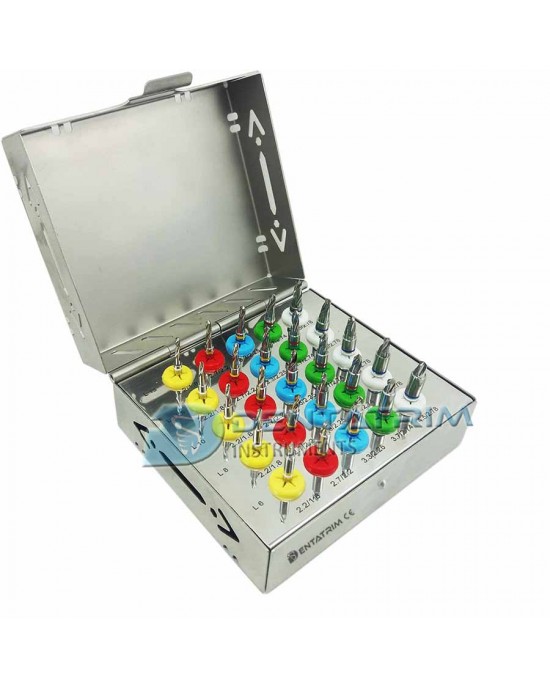 Dental Implant Conical Drills Kit with Stoppers